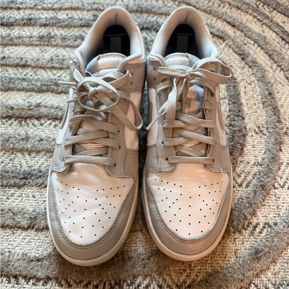 Nike Dunks Low Gray and White Men's Sneakers